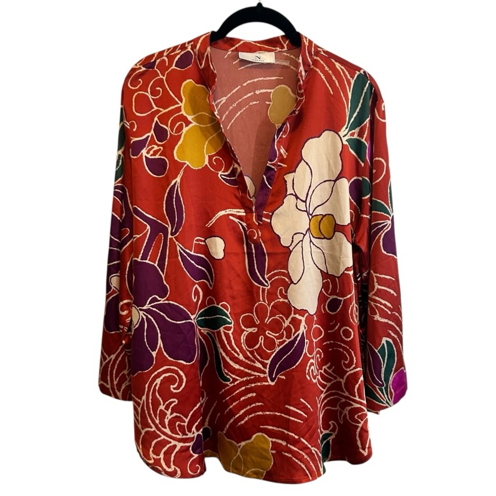 Natori Floral Pajama Set Size Large